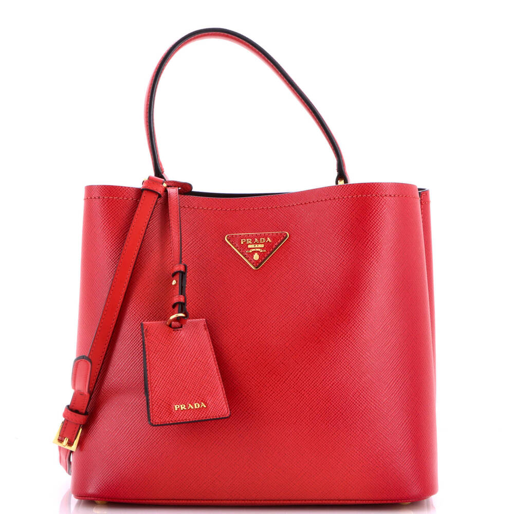 Prada Large Panier Bucket Bag Saffiano Leather